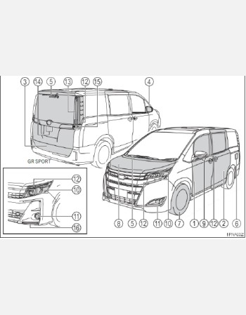 toyota noah 2020-2021 owners manual in english